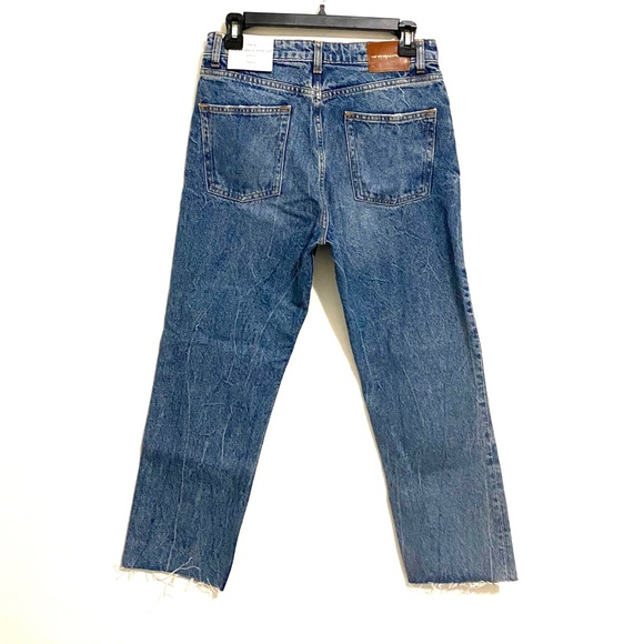 ZARA HW Premium Ankle Straight Jeans US 28 or US 6 - Picture 9 of 10